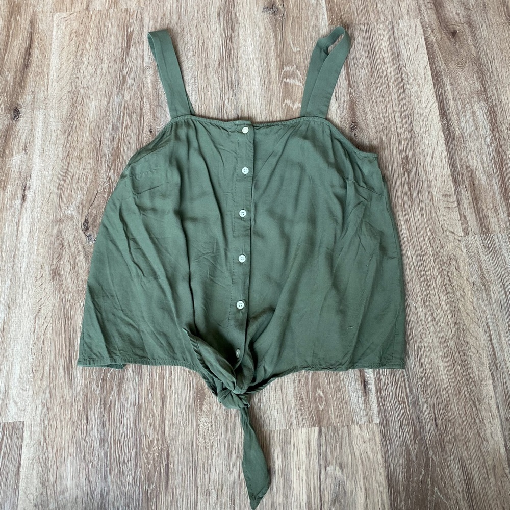 Loft Green Top
